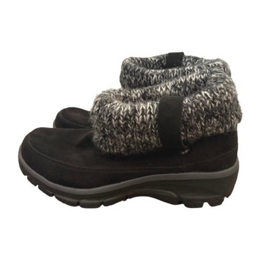 Skechers Easy Going Heightened Ankle Bootie Knit Contrast Memory Foam Size 6.5 - Picture 3 of 7